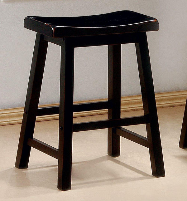 Bar stools: wood fixed height 180019 Transitional counter height stool By coaster - sofafair.com