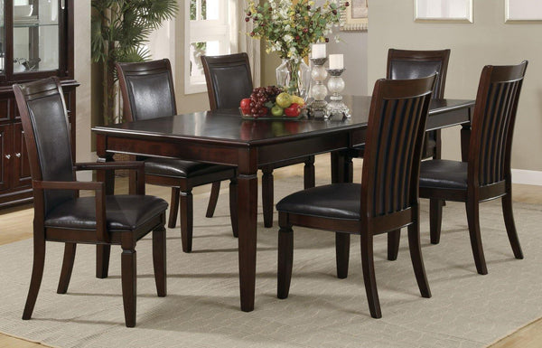 Ramona 101631 Rich brown Casual Dining Table1 By coaster - sofafair.com