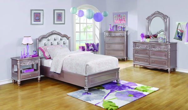 Caroline metallic lilac full five-piece five pieces set 400891-S5 bedroom sets By coaster - sofafair.com