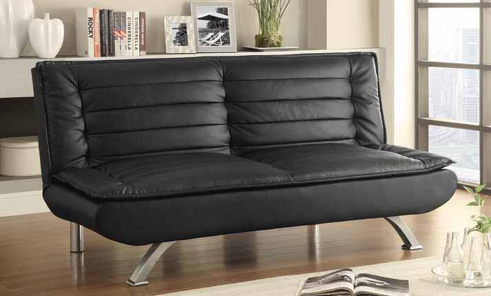 500055 Black Contemporary Living room : sofa beds By coaster - sofafair.com