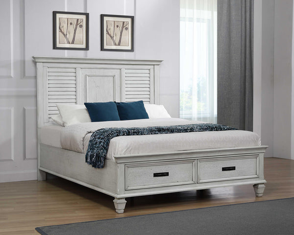 Franco 205330 cal king bed By coaster - sofafair.com