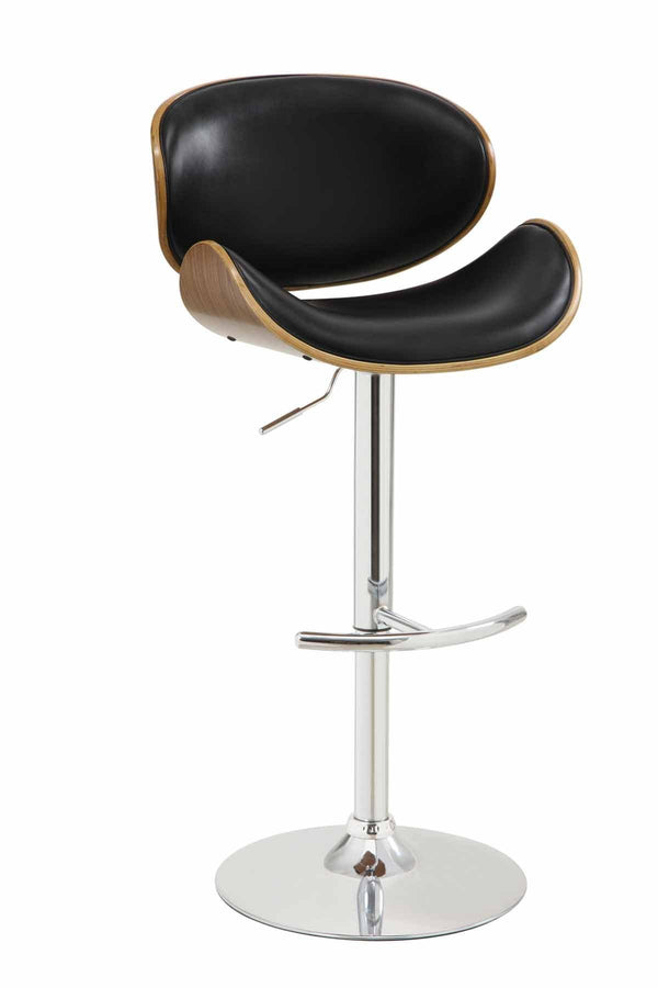 Bar stools: height adjustable 130504 Walnut adjustable bar stool By coaster - sofafair.com