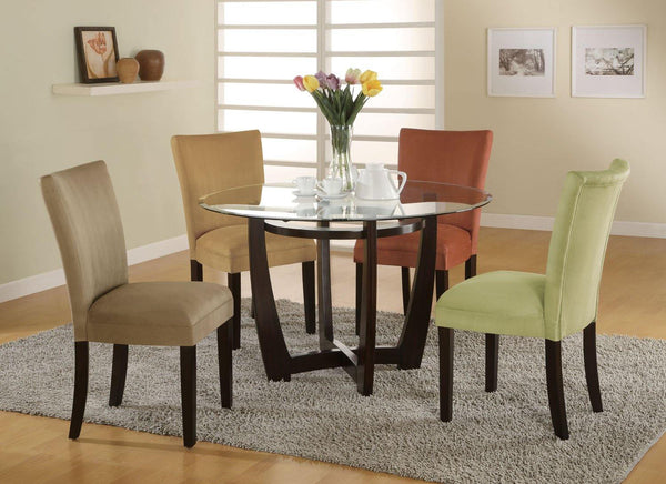 Bloomfield 101490 Cappuccino Casual dining table base By coaster - sofafair.com