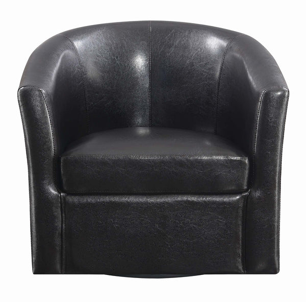 Accents : chairs 902098 Dark brown Contemporary accent chair By coaster - sofafair.com