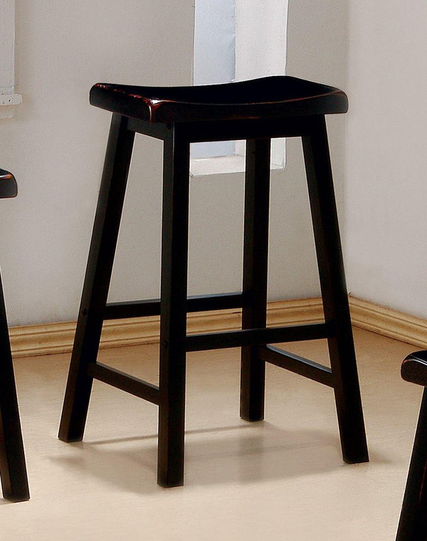 180029 Transitional Bar stools: wood fixed height By coaster - sofafair.com