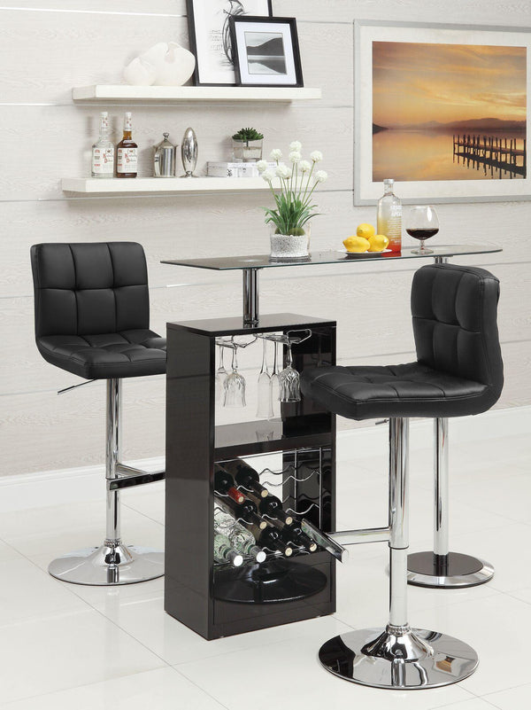 Bar units: contemporary 120451 metal bar table By coaster - sofafair.com