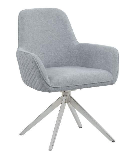 Dining chair 110322 Light grey Dining Chair1 By coaster - sofafair.com
