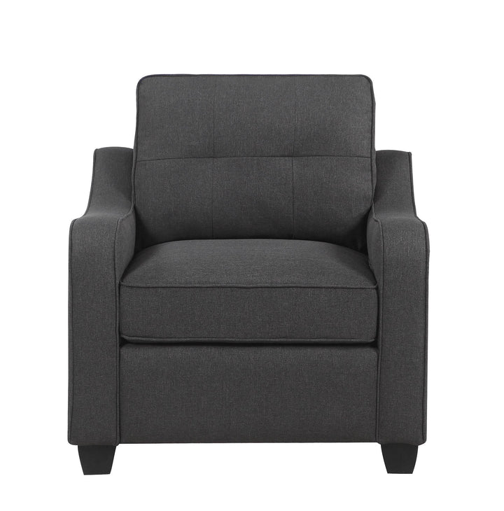 Chair 508322 Dark grey Sectional1 By coaster - sofafair.com