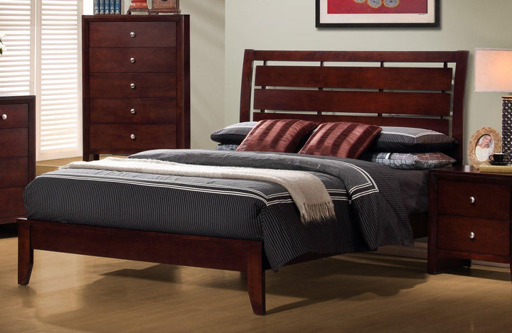 Serenity 201971 rough sawn grey oak Transitional twin bed By coaster - sofafair.com