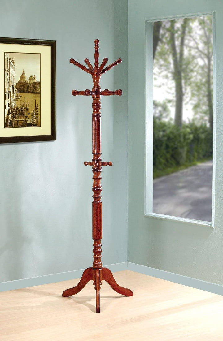 900759 Traditional Traditional tobacco coat rack By coaster - sofafair.com