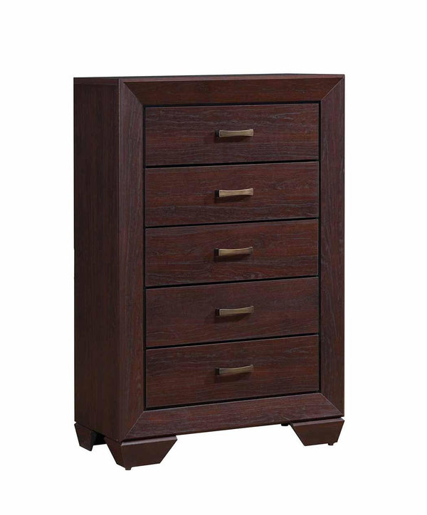 Fenbrook 204395 Dark cocoa Transitional Chest1 By coaster - sofafair.com