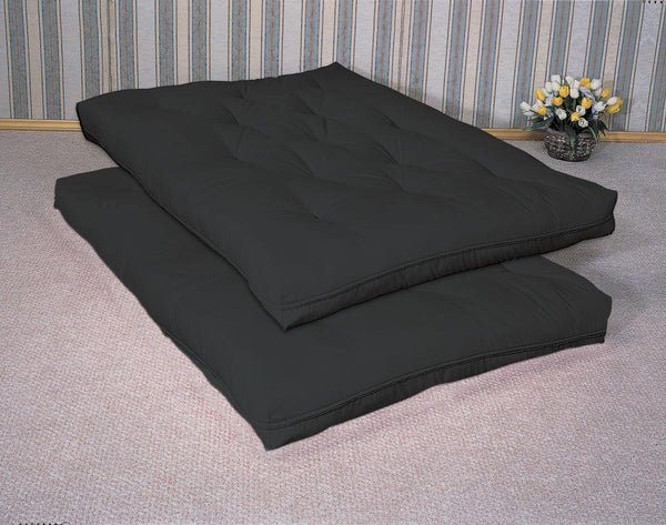 Futon mattresses 2002 Black Casual futon pad By coaster - sofafair.com