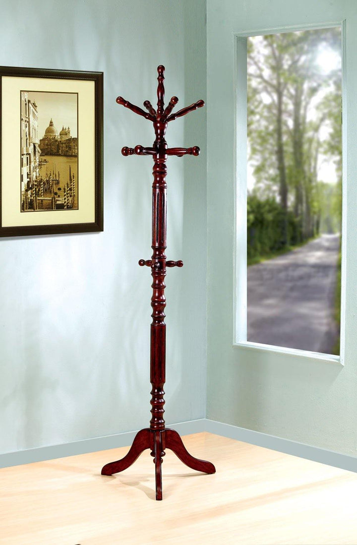 900769 Traditional Traditional cappuccino coat rack By coaster - sofafair.com