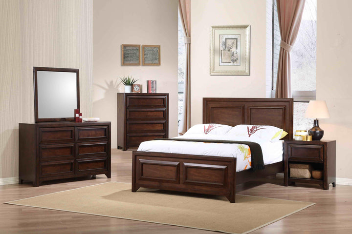 Greenough 400821 Maple oak Transitional twin bed By coaster - sofafair.com