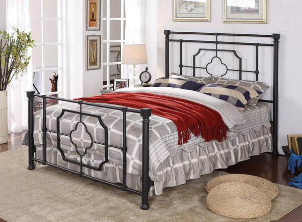 Queen bed 305766 metal eastern king bed By coaster - sofafair.com