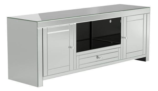 Tv cabinet 723512 Silver tv console By coaster - sofafair.com
