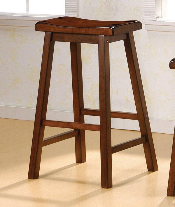 180079 Transitional Bar stools: wood fixed height By coaster - sofafair.com