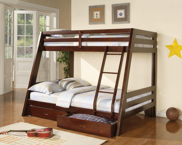 460228 Transitional Hawkins bunk bed By coaster - sofafair.com