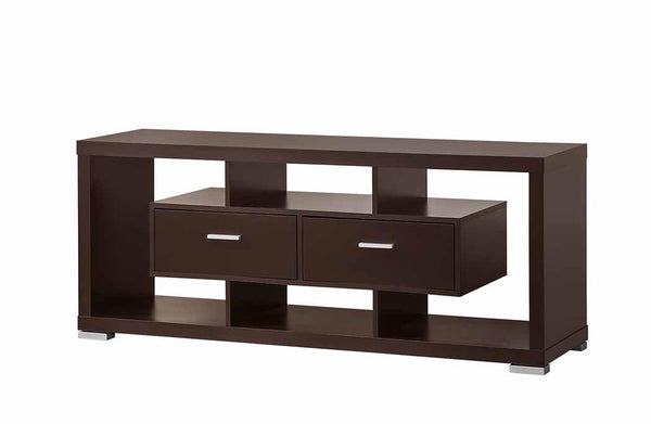 700112 Cappuccino Living room : tv consoles By coaster - sofafair.com