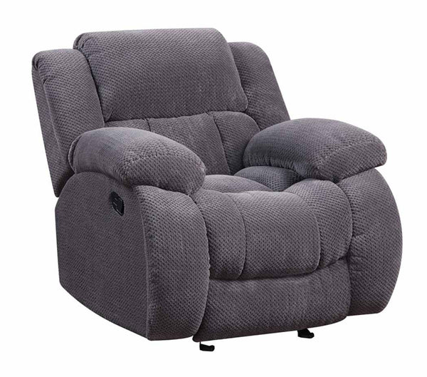Weissman motion 601923 Grey Casual fabric recliners By coaster - sofafair.com