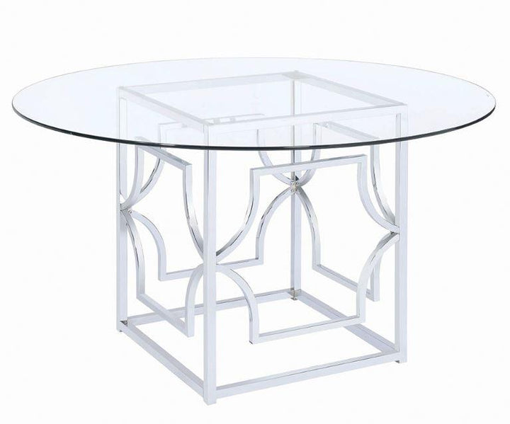 192561 metal Dining table base By coaster - sofafair.com