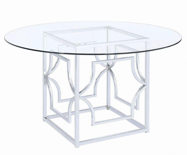 192561 metal Dining table base By coaster - sofafair.com