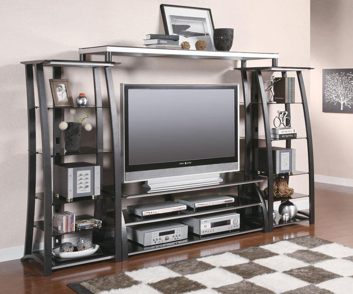 Living room : tv consoles 700682 metal media tower By coaster - sofafair.com