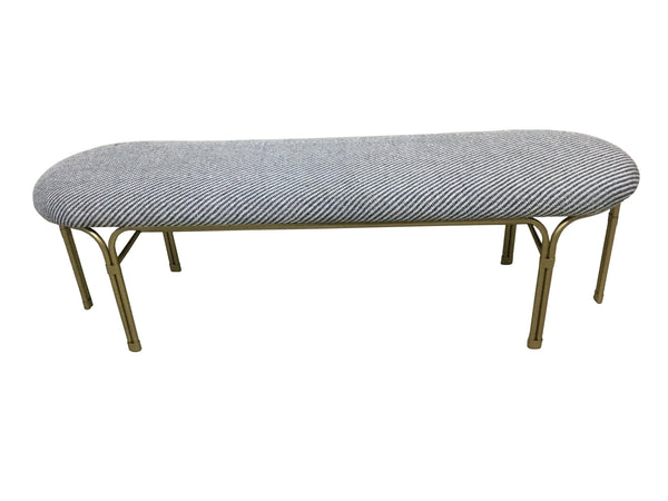 Accent bench 910271 Grey metal Bench1 By coaster - sofafair.com