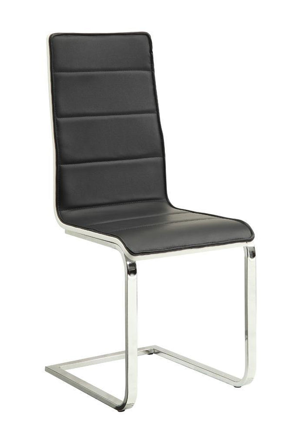 Broderick 120948 Black Contemporary Dining Chair1 By coaster - sofafair.com