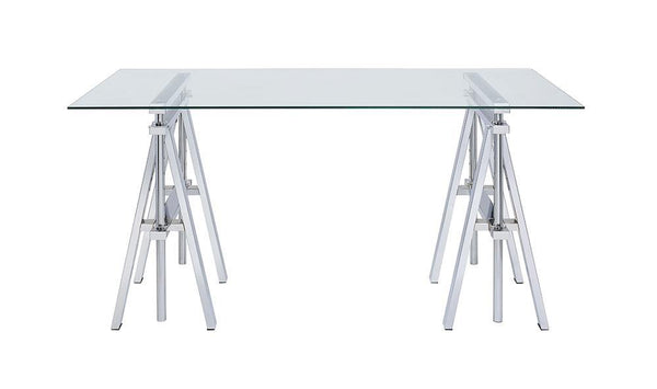 Statham 800900 Contemporary adjustable desk By coaster - sofafair.com