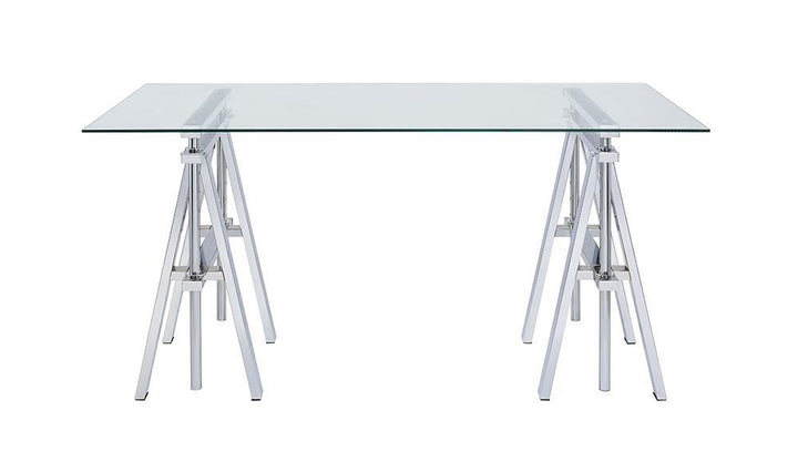 Statham 800900 Contemporary adjustable desk By coaster - sofafair.com