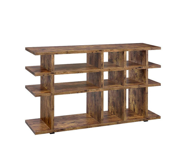 Home office : bookcases 801848 Antique nutmeg Rustic Bookcase1 By coaster - sofafair.com