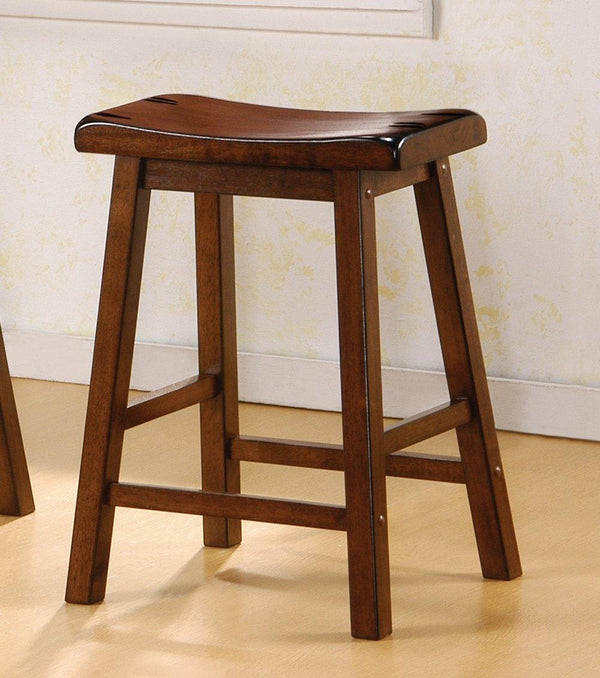 Bar stools: wood fixed height 180069 Transitional counter height stool By coaster - sofafair.com