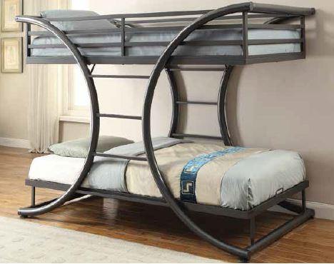 461078 metal Stephan bunk bed By coaster - sofafair.com