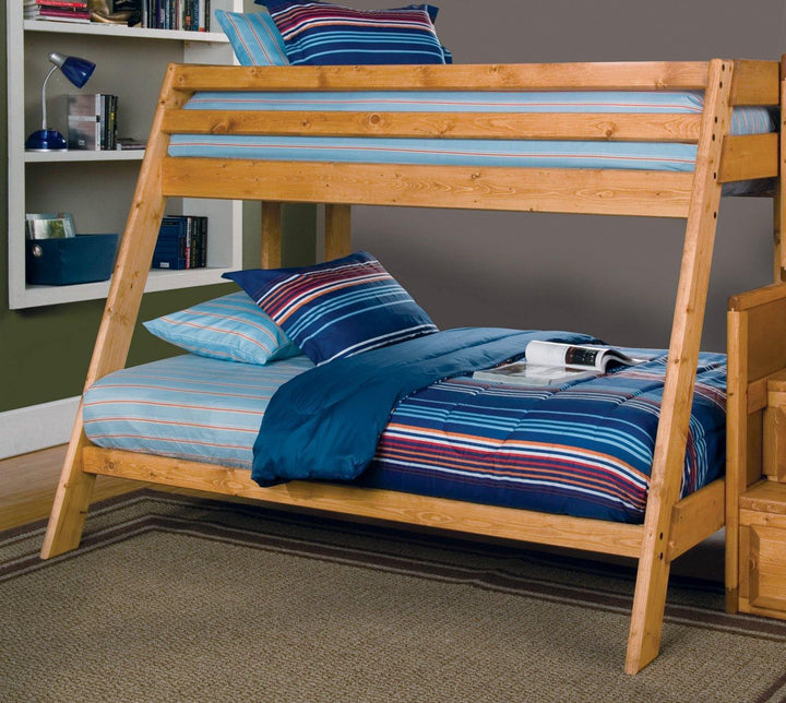 Wrangle hill 460093 Rustic bunk bed By coaster - sofafair.com