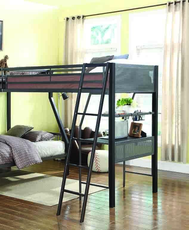 460392 Industrial Meyers bunk bed By coaster - sofafair.com