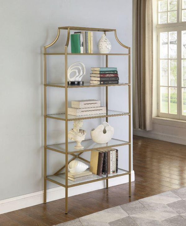 Home office : bookcases 804393 metal Bookcase1 By coaster - sofafair.com
