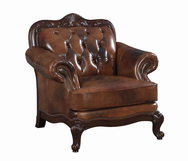 Victoria 500683 Tri-tone Traditional Chair1 By coaster - sofafair.com