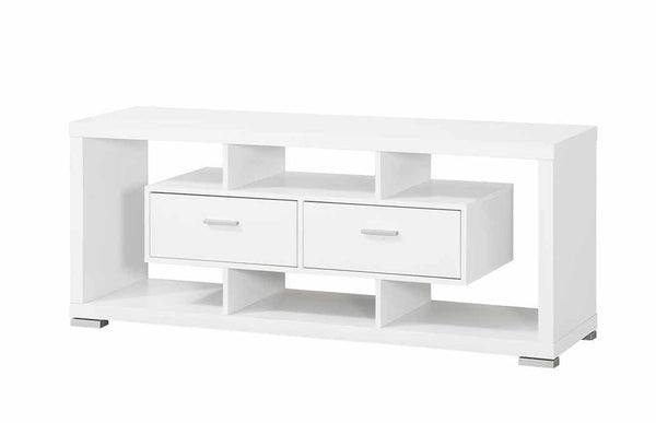 700113 White Living room : tv consoles By coaster - sofafair.com