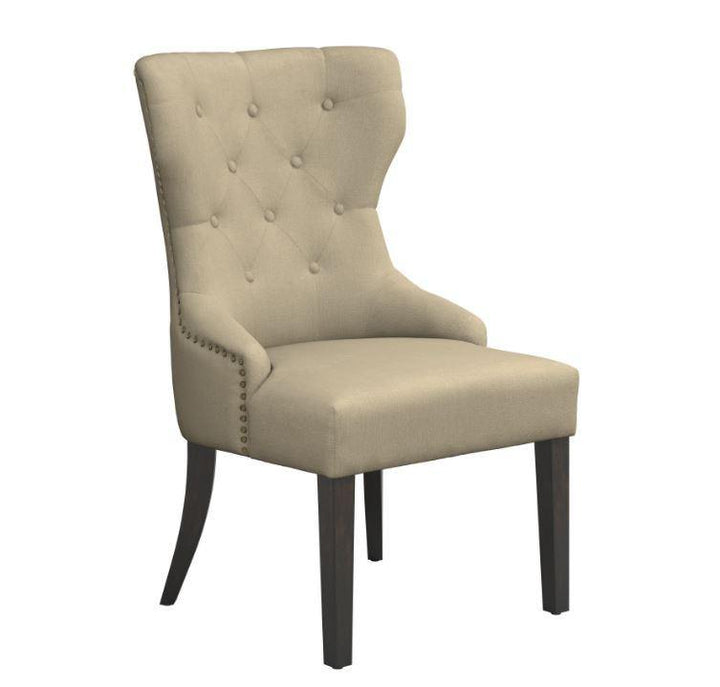 105507 Beige Side chair By coaster - sofafair.com