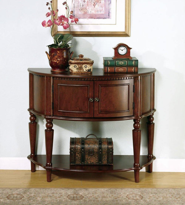 950059 Brown Transitional Traditional brown console table By coaster - sofafair.com