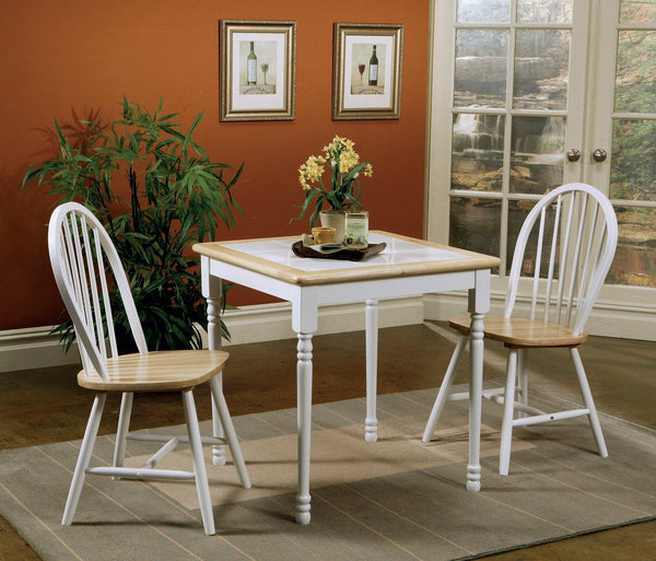 Dinettes: wood 4191 Country Dining Table1 By coaster - sofafair.com