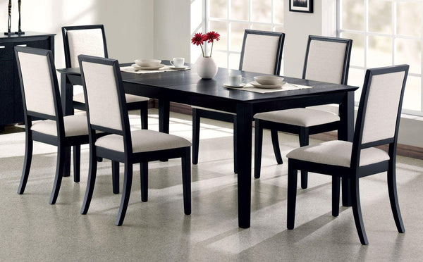 Louise 101561 Black Casual Dining Table1 By coaster - sofafair.com