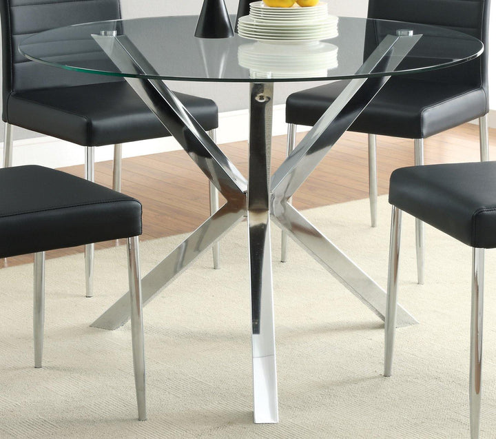 Vance 120760 Contemporary Dining Table1 By coaster - sofafair.com