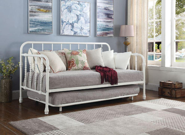 300766 metal Twin daybed with trundle By coaster - sofafair.com