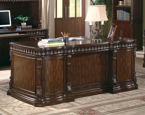 Tucker 800800 Traditional executive desk By coaster - sofafair.com