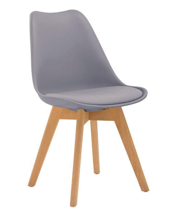 Dining chair 110132 Grey Dining Chair1 By coaster - sofafair.com