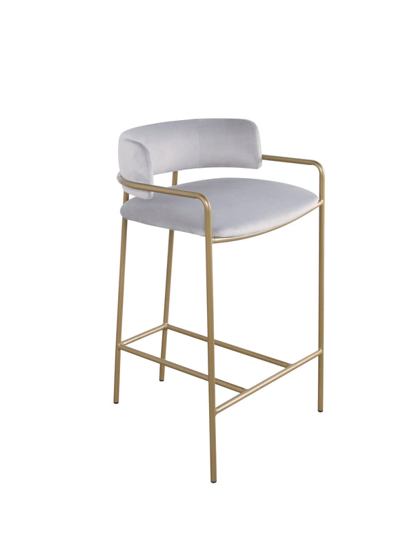 182160 Grey Bar stool By coaster - sofafair.com