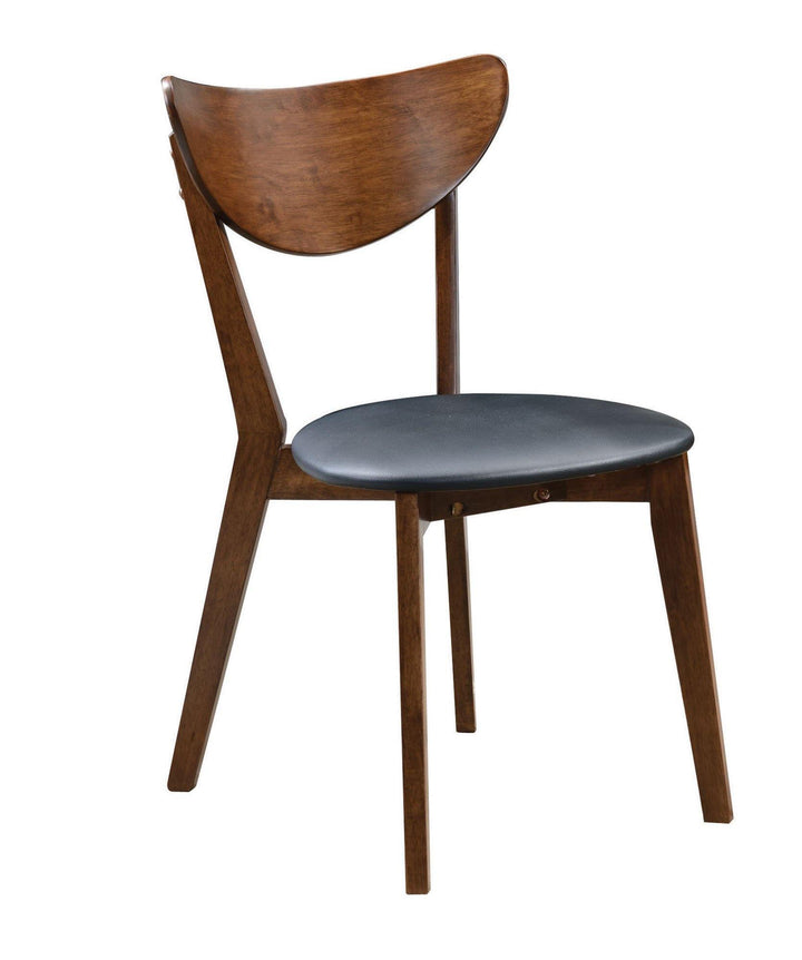 Malone 105362 Dark walnut Contemporary Dining Chair1 By coaster - sofafair.com