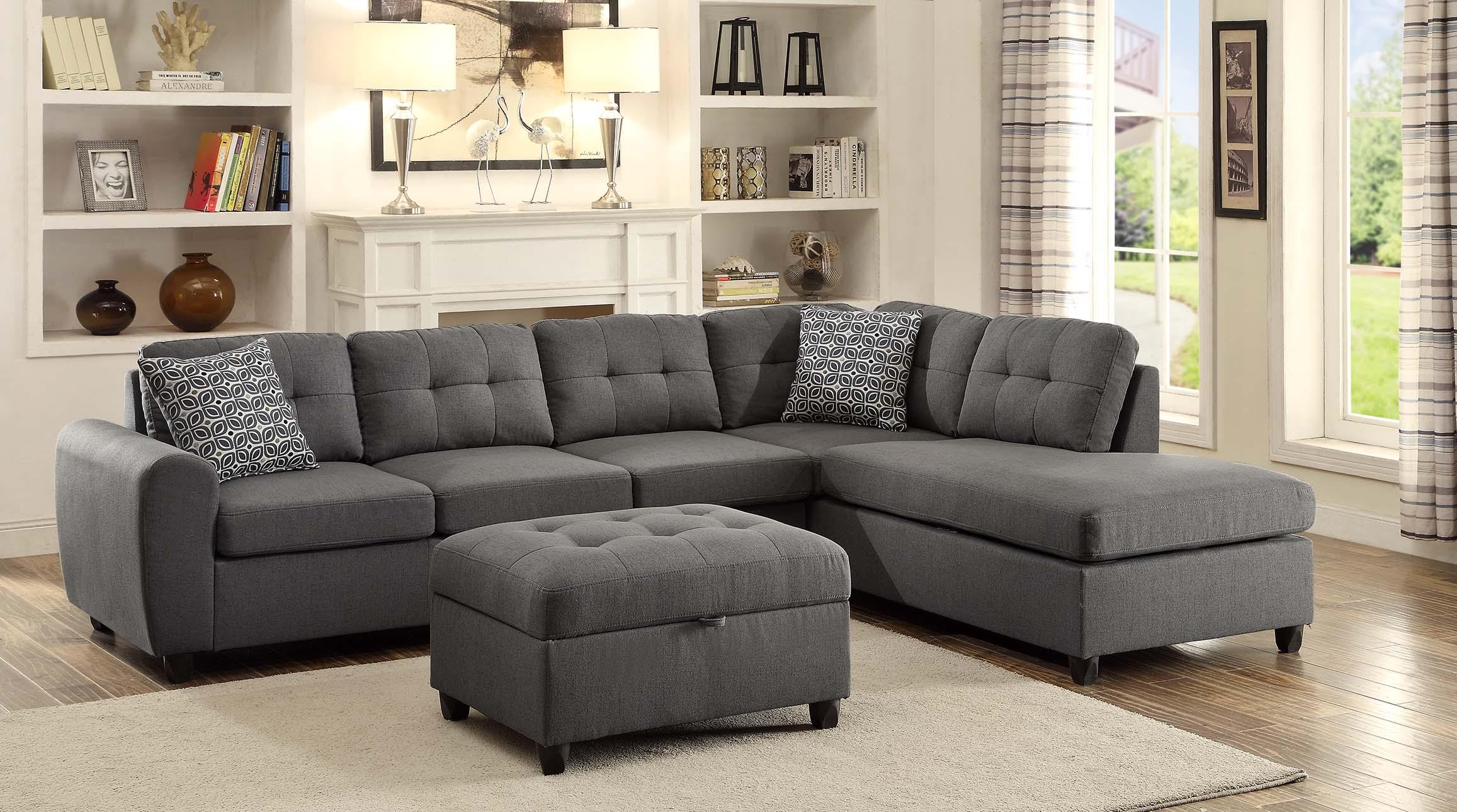 Stonenesse sectional 500414 Ottoman1 By coaster - sofafair.com